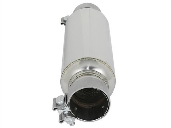 aFe Mach Force XP 2.5 Inch Resonator 49M10003 Exhaust Resonator, XP, 304 Stainless Steel, 2.50 in. Diameter, 16.00 in. Overall Length, Each thumbnail 3