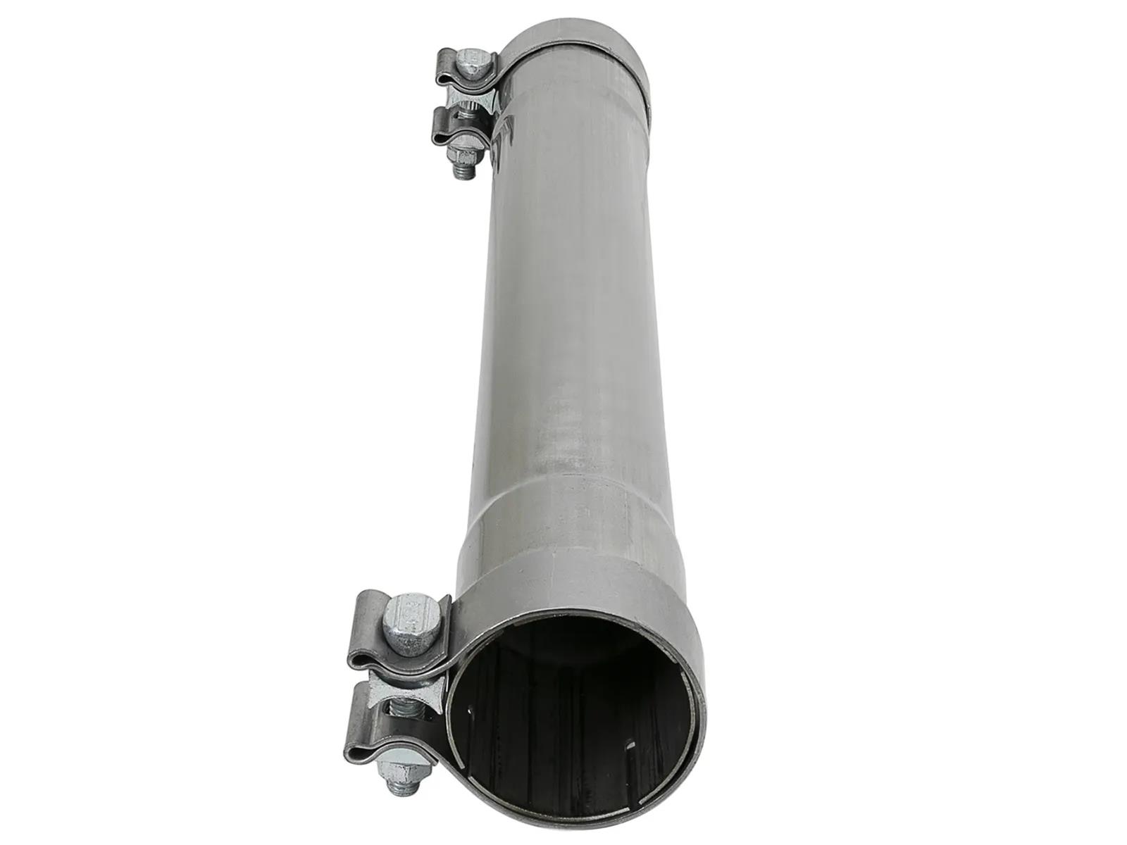aFe Mach Force XP Resonator Delete Pipes 49M10010 Intermediate Pipes, XP, Delete, 3 in. Diameter, 19 in. Length, Stainless Steel, Natural, Universal, Each thumbnail 2