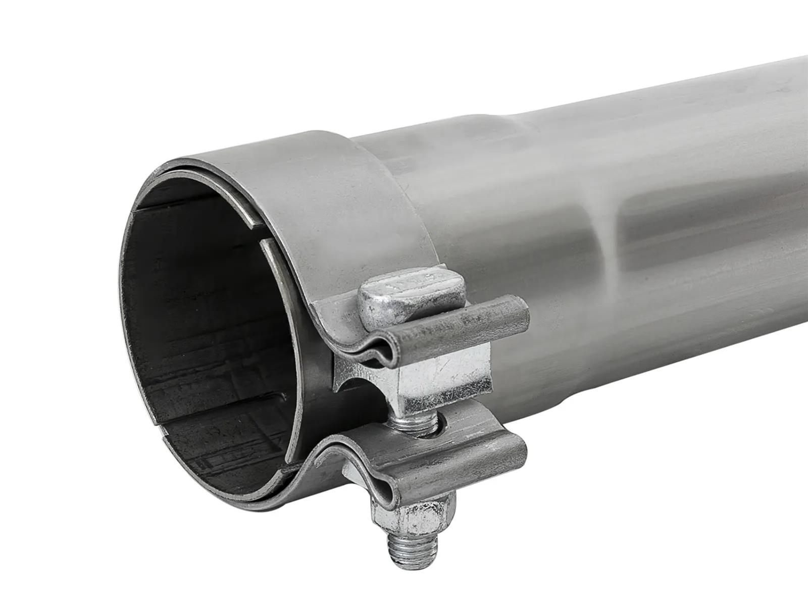 aFe Mach Force XP Resonator Delete Pipes 49M10010 Intermediate Pipes, XP, Delete, 3 in. Diameter, 19 in. Length, Stainless Steel, Natural, Universal, Each