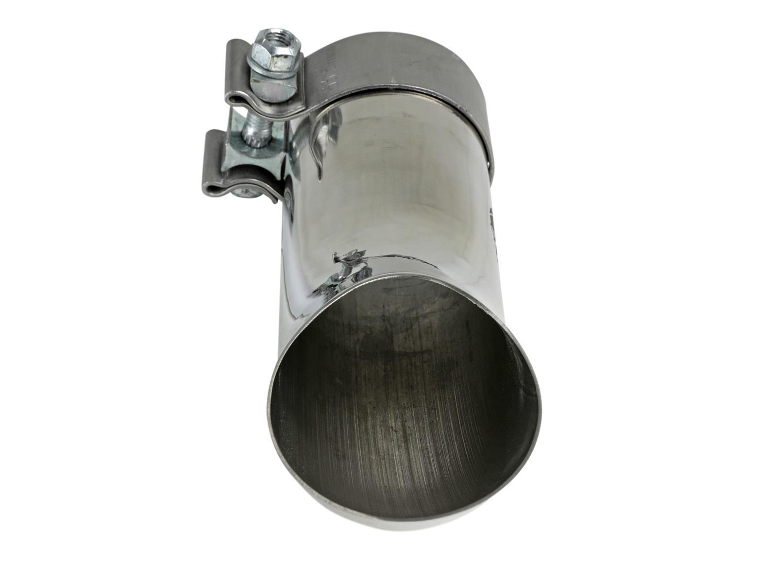 aFe MACH Force-Xp 304 Stainless Steel Clamp-on 2.5in Exhaust Tip - Polished thumbnail 3