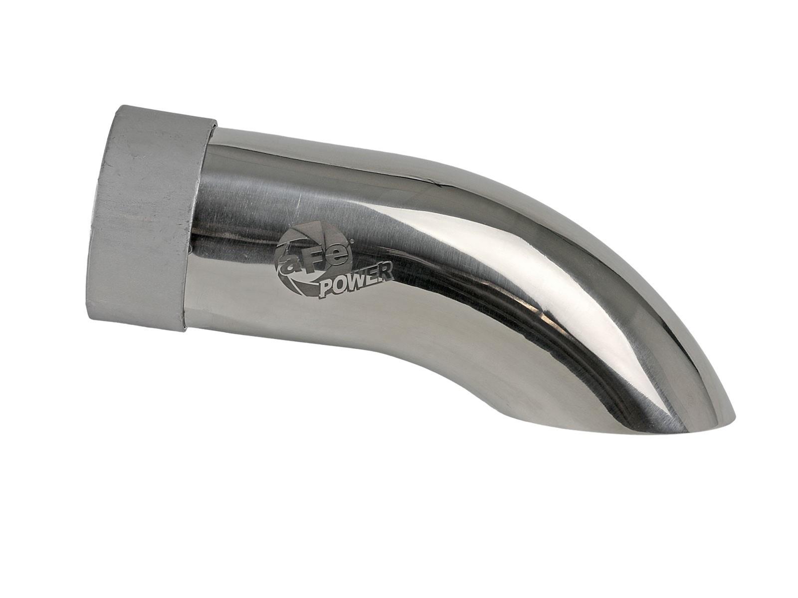 aFe MACH Force-Xp 304 Stainless Steel Clamp-on 2.5in Exhaust Tip - Polished thumbnail 2