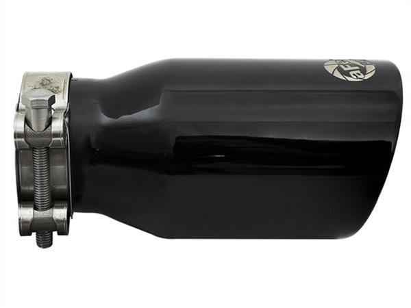 aFe MACH Force-Xp Universal 409 SS Single-Wall Clamp-On Exhaust Tip - Black thumbnail 5