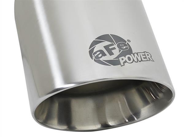 aFe MACH Force-Xp Universal 304 SS Single-Wall Clamp-On Exhaust Tip - Polished thumbnail 2