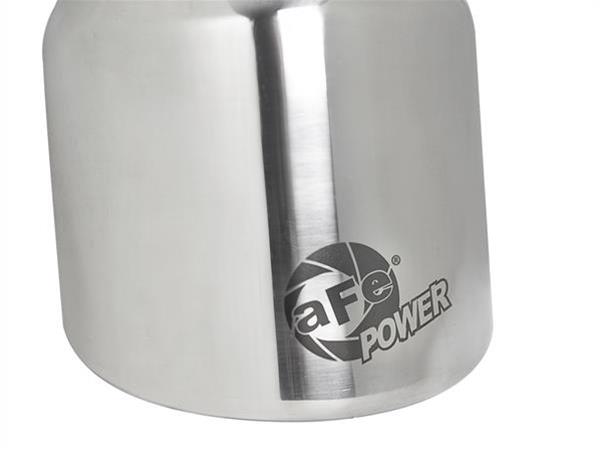 aFe MACH Force-Xp 304 SS Clamp-On Exhaust Tip 2.5in. Inlet / 4in. Outlet / 6in. L - Polished thumbnail 6