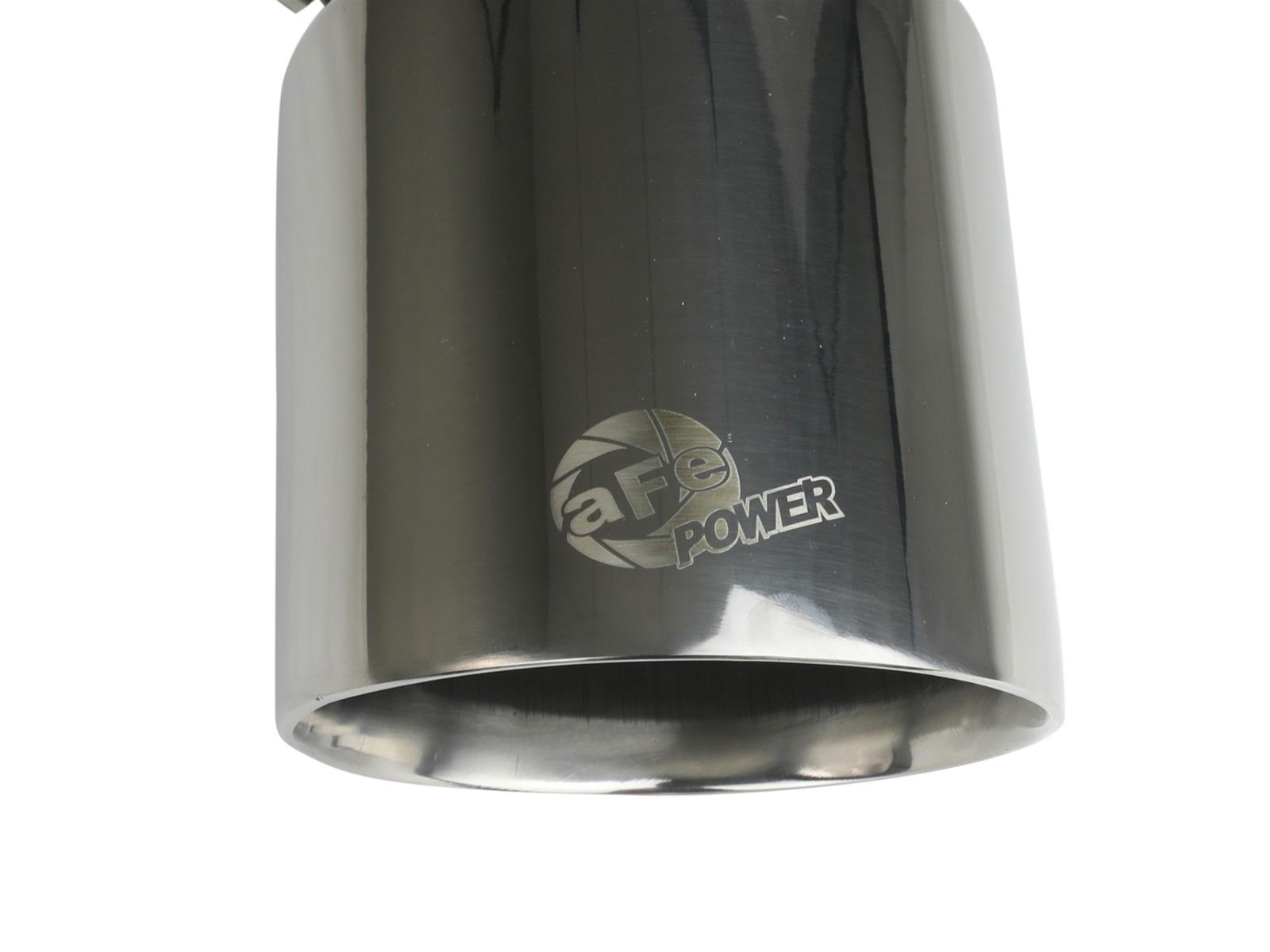 aFe MACH Force-Xp 2-1/2in 304 SS Clamp-On Exhaust Tip 2.5in In / 4.5in Out / 7in.L - Polished thumbnail 4