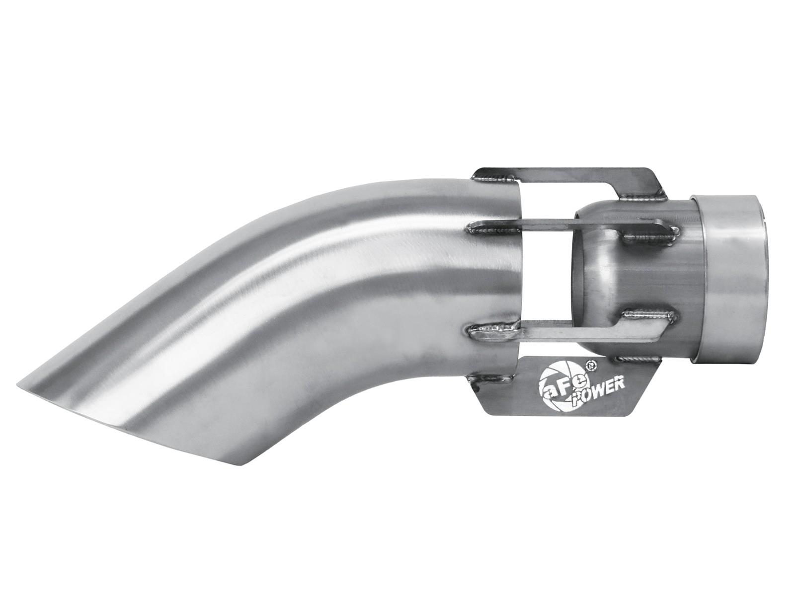 aFe MACH Force-Xp 304 Stainless Steel Clamp-on Exhaust Tip Brushed thumbnail 5