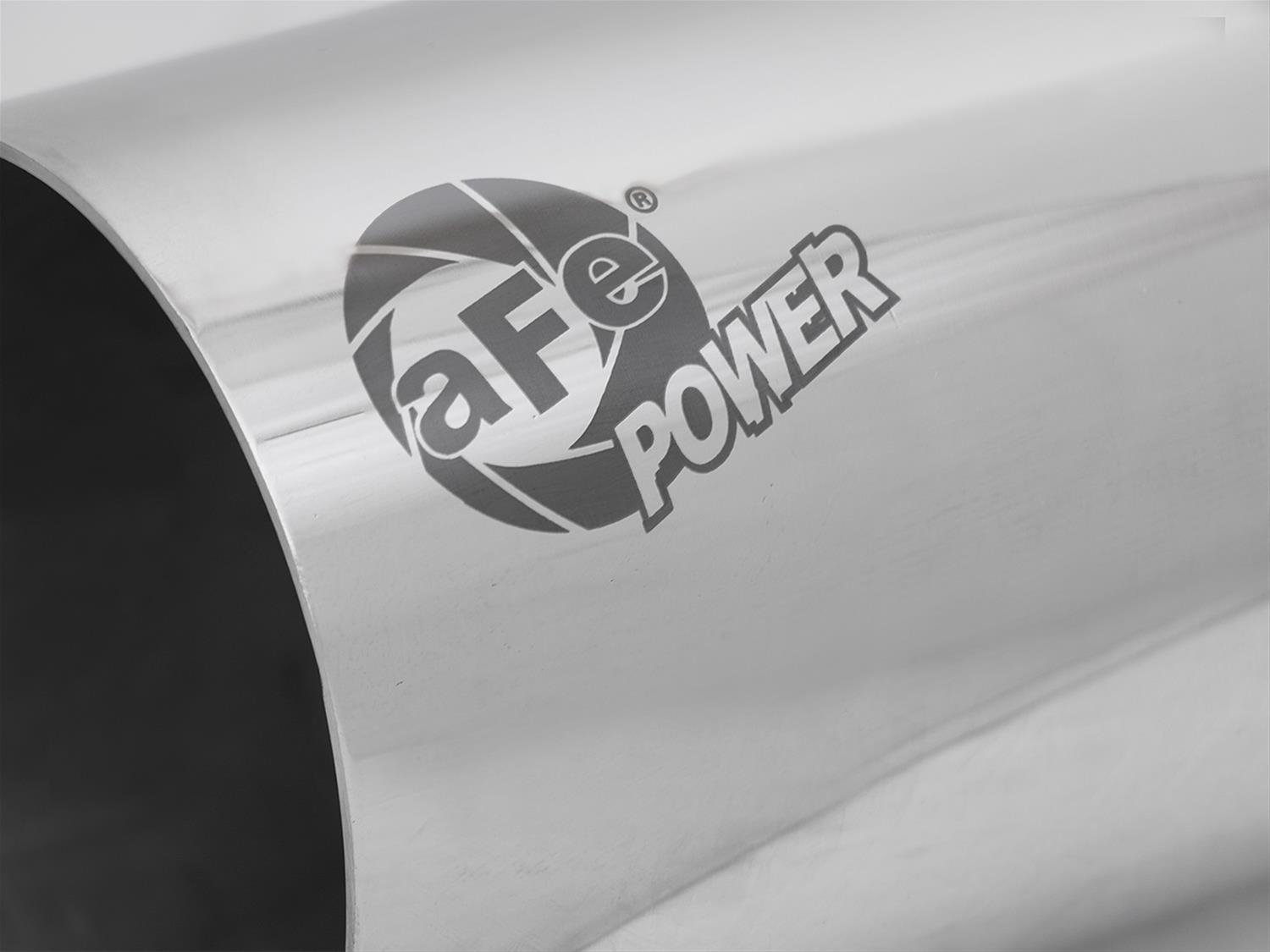 aFe Mach Force XP Round, Polished 3.50 Inch Exhaust Tip 49T35404-P07 Tip, XP, Clamp-on, Stainless, Polished, in. Inlet Diameter, 4.00 in. Outlet, 7.00 in. Length, Each thumbnail 4