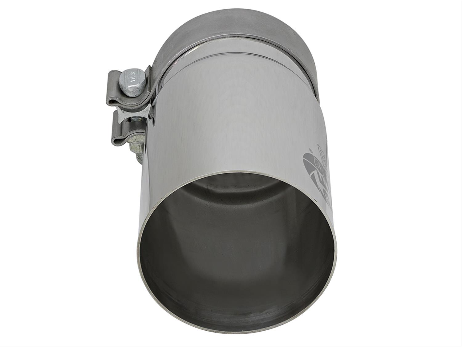 aFe Mach Force XP Round, Polished 3.50 Inch Exhaust Tip 49T35404-P07 Tip, XP, Clamp-on, Stainless, Polished, in. Inlet Diameter, 4.00 in. Outlet, 7.00 in. Length, Each thumbnail 5
