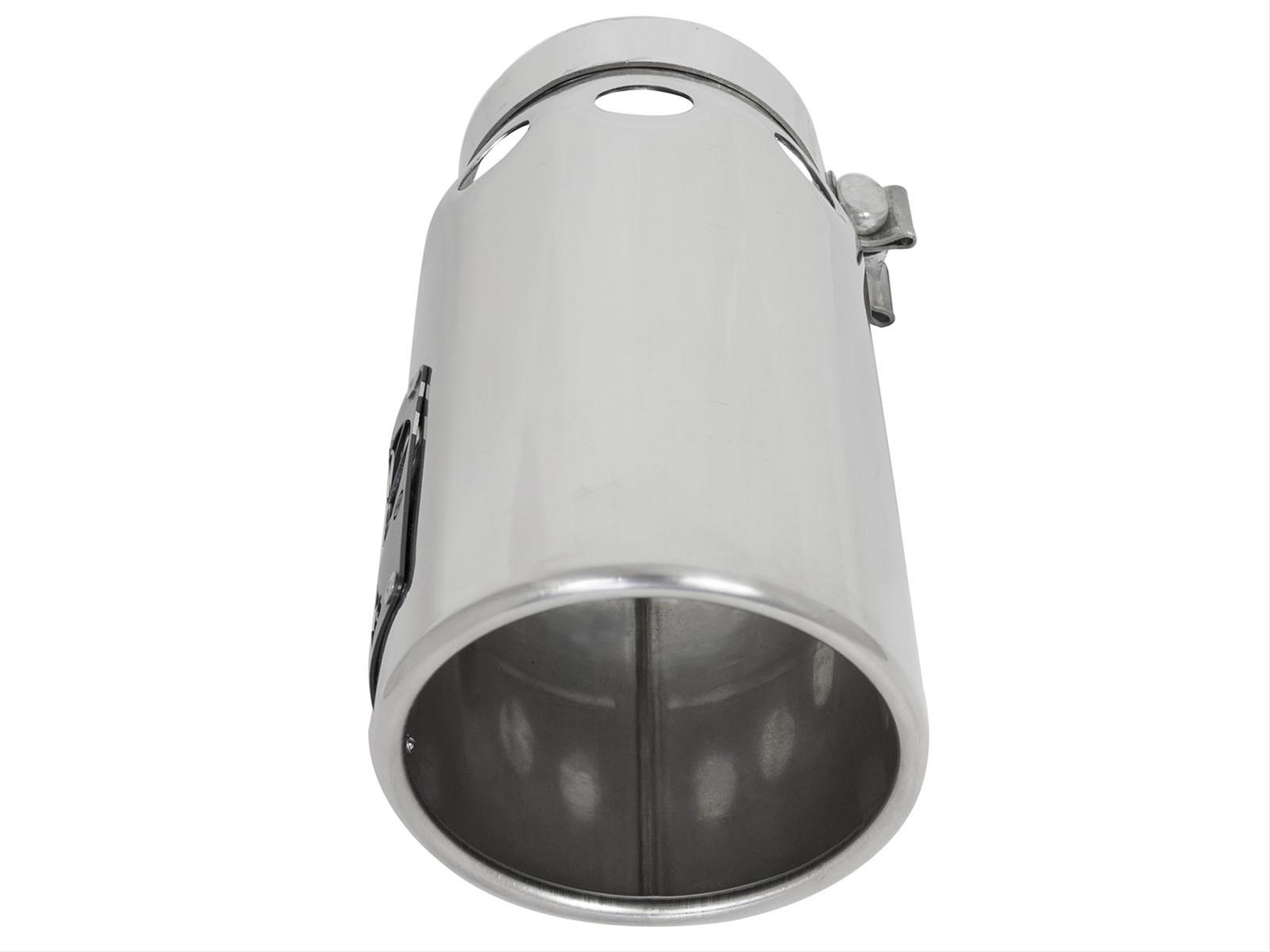 aFe Power Intercooled Tip Stainless Steel - Polished 4in In x 5in Out x 12in L Bolt-On thumbnail 4