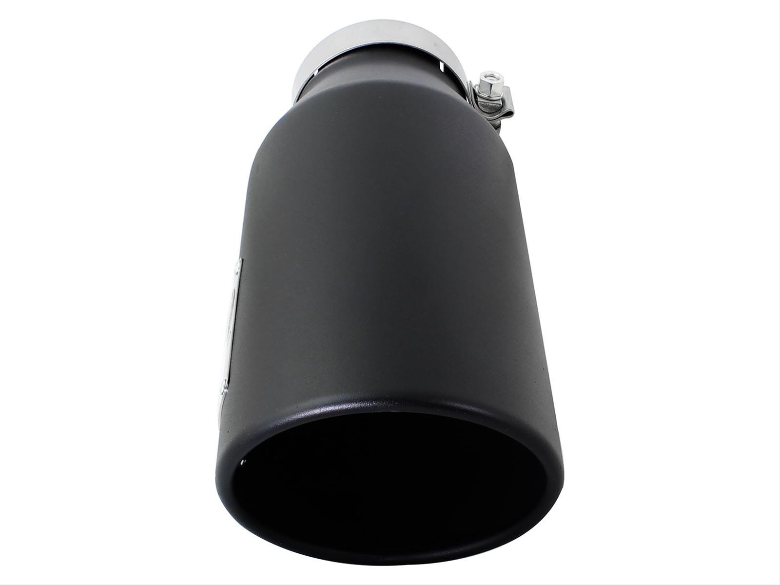 aFe Power MACH Force-Xp 4in In x 6in Out x 15in L Driver Side Clamp-On 4in 409 SS Exhaust Tip-Black thumbnail 5