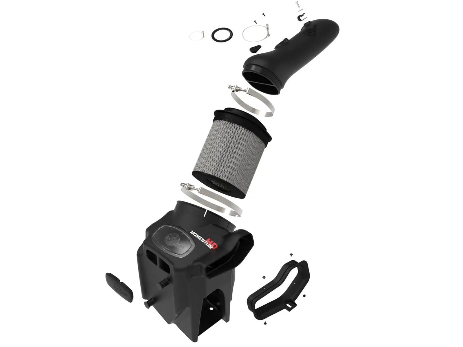 aFe 20-24 Ford Diesel Trucks V8-6.7L (td) Momentum HD Cold Air Intake System w/ Pro DRY S Filter thumbnail 3