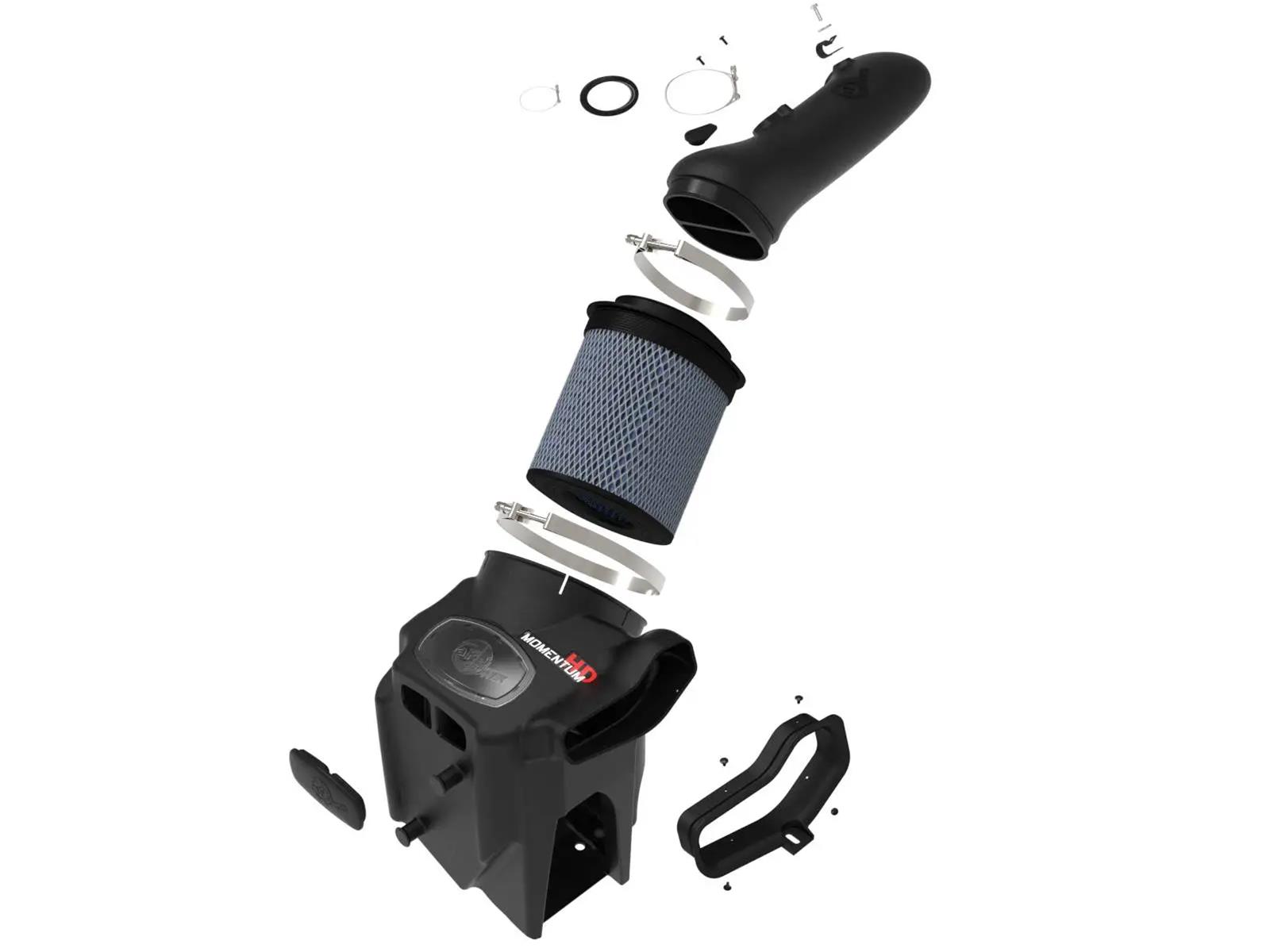 aFe 20-24 Ford Diesel Trucks V8-6.7L (td) Momentum HD Cold Air Intake System w/ Pro 10R Filter thumbnail 3