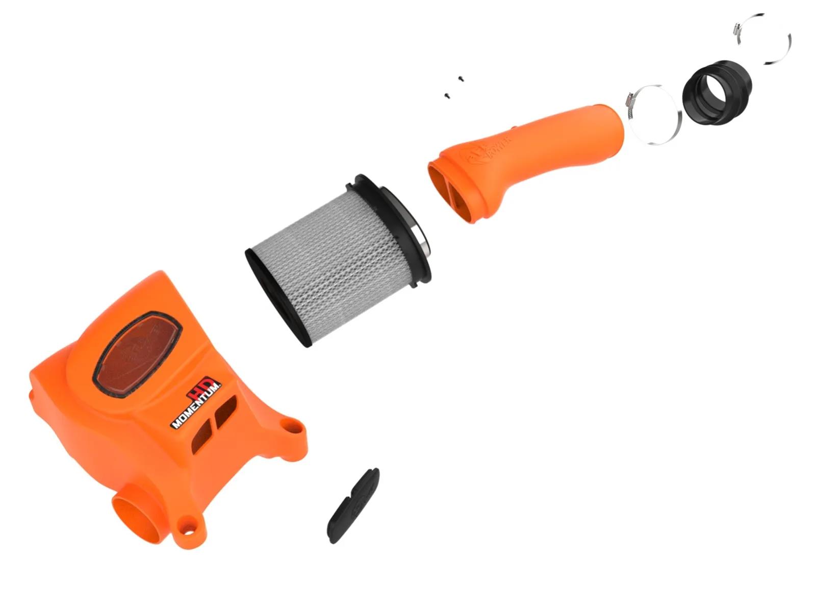AFE Power Air Intake Kits 50-70026DN Momentum HD Cold System Orange w/ Pro DRY S Filter Toyota Land Cruiser (J200) 08-21 V8-4.5L (td) thumbnail 6