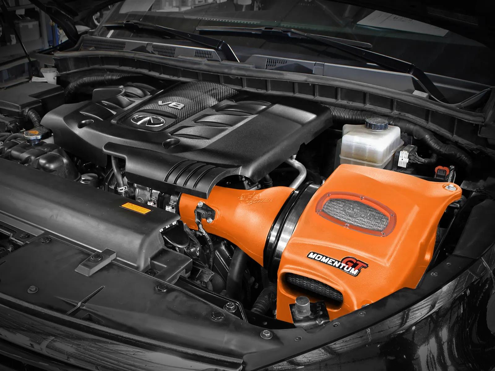 AFE Power - Air Intake Kits for 2017-2024 ARMADA, 2011-2013 QX56, 2014-2024 QX80 51-76103-N Momentum GT Cold System w/ Pro DRY S Filter Nissan Armada 17-24/Nissan Patrol 10-24 (Y62)/Infiniti 14-24/Infiniti QX56 11-13 V8-5.6L