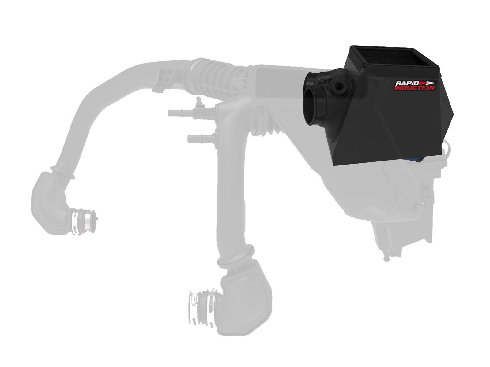 aFe Rapid Induction Intake System Cover, Black, 19-20 Ford Edge Ecoboost V6 2.7L (tt)