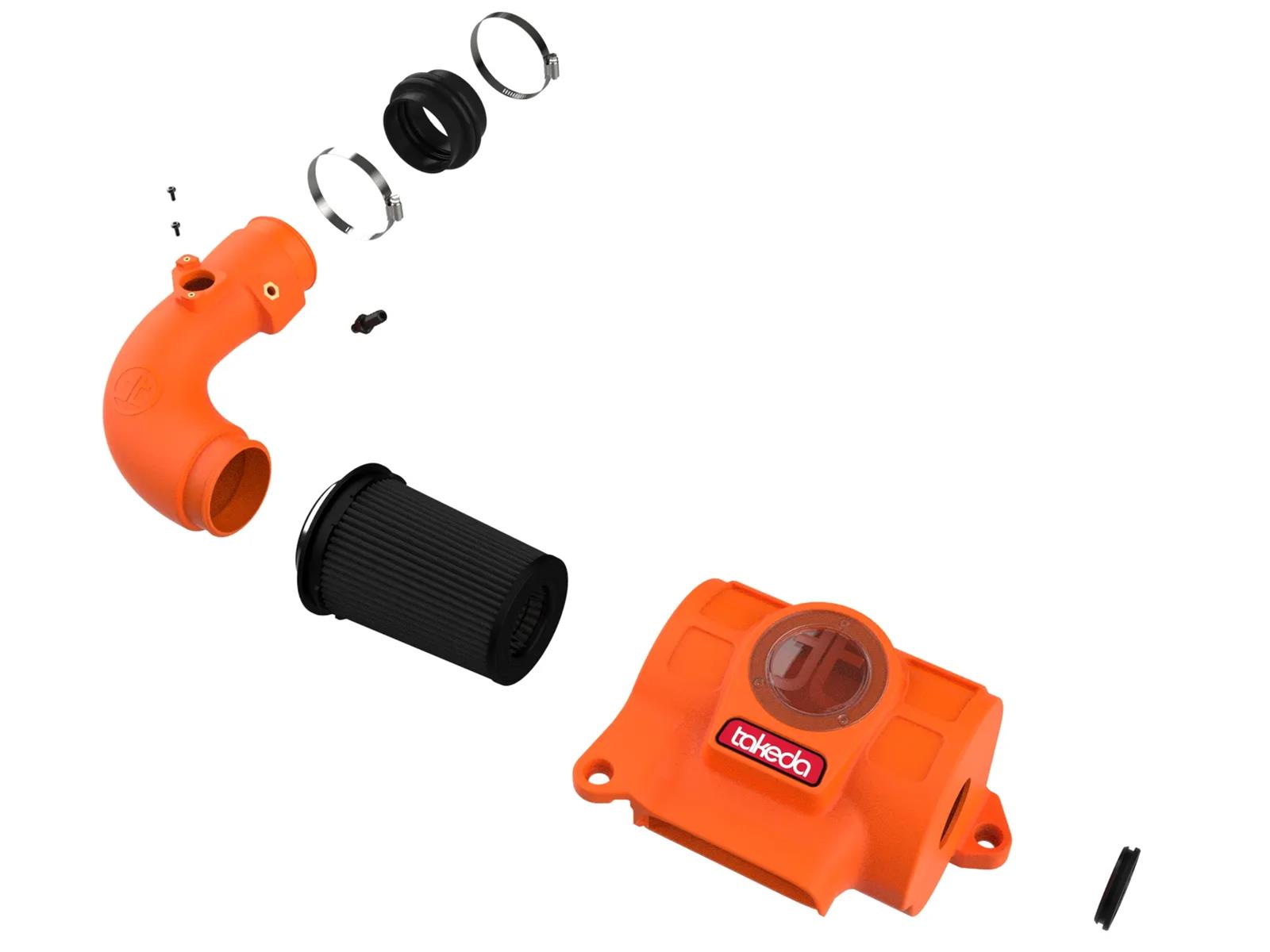 aFe 22-23 Toyota GR86 / Subaru BRZ Takeda Momentum Pro 5R Orange Edition Cold Air Intake System thumbnail 4