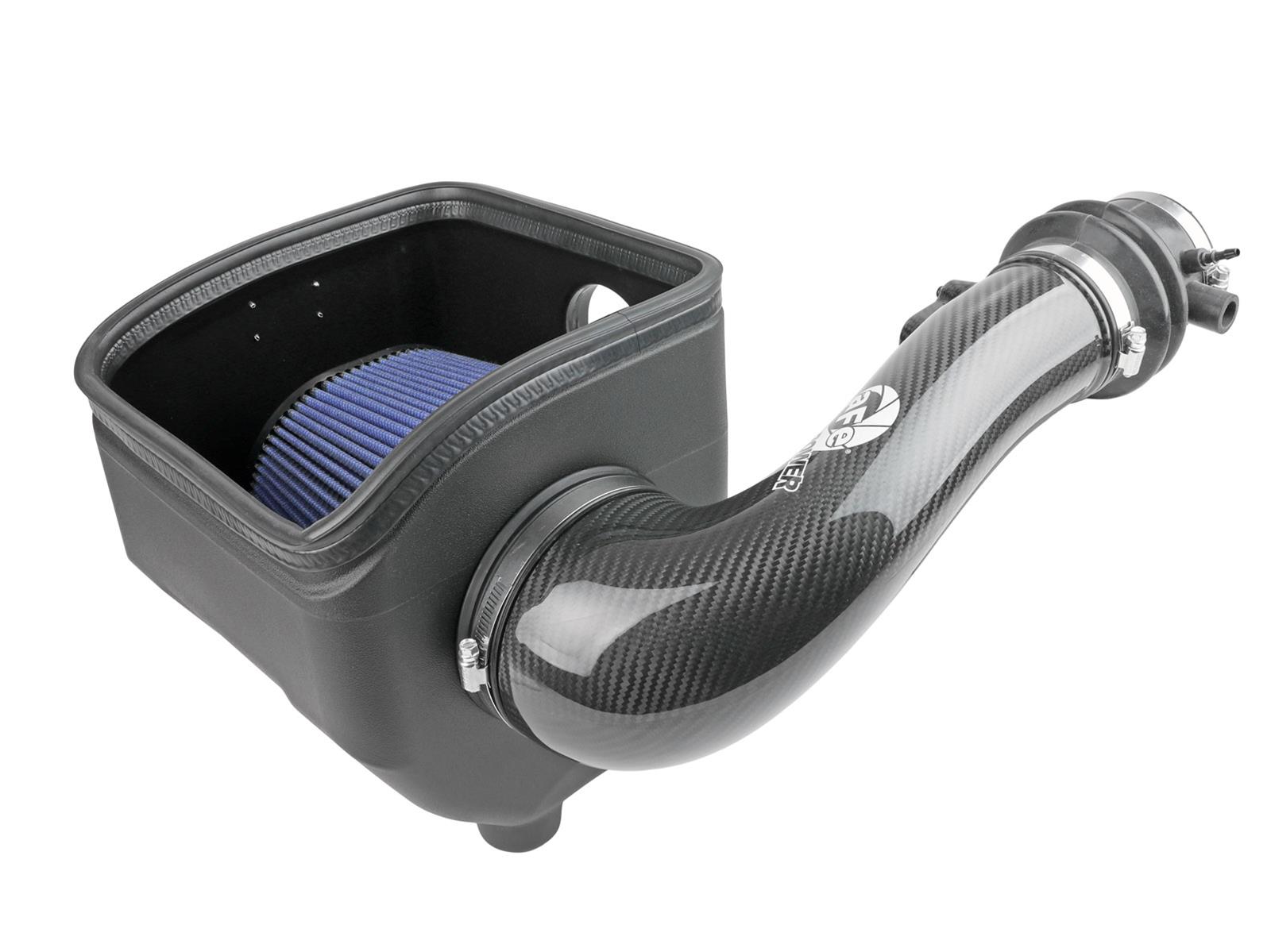 aFe Track Series Carbon Fiber Pro 5R Air Intake Systems 57-10019R Engine Cold Intake, Stage-2 System w/ Media Nissan Patrol (Y61) 17-21 L6-4.8L thumbnail 8