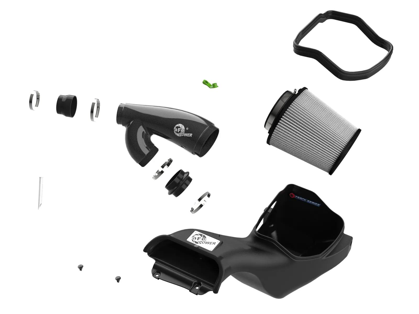 aFe 21-24 Ford F150 Raptor Track Series Carbon Fiber Cold Air Intake System w/ Pro DRY S Filter thumbnail 6