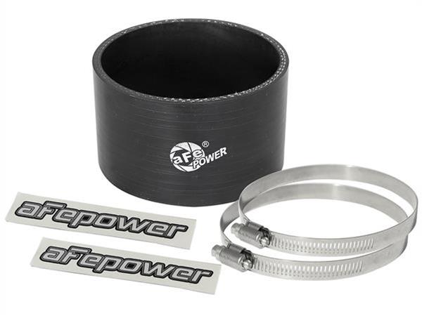 aFe Tubing Couplers 59-00043 Couplers, Straight, Silicone, Black, 3.25 in. Inlet/Outlet Diameter, 2.00 in. Length, Each