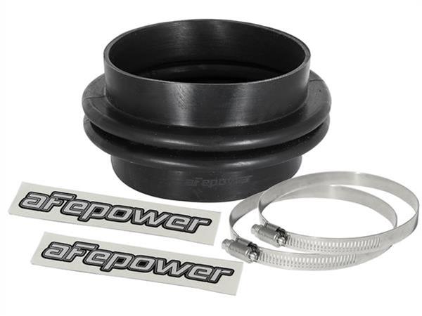 aFe Tubing Couplers 59-00069 Couplers, Straight, Silicone, Black, 3.88 in. Inlet/Outlet Diameter, 2.50 in. Length, Each
