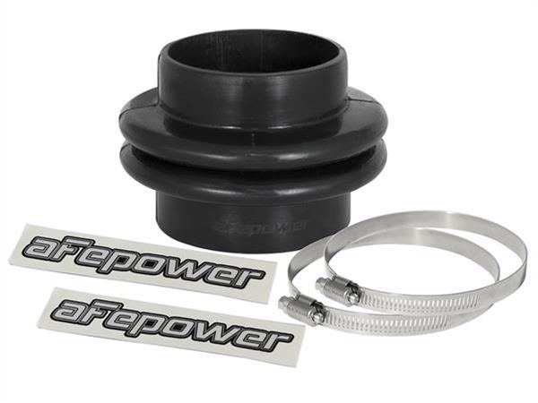 aFe Tubing Couplers 59-00078 Couplers, Straight, Silicone, Black, 2.50 in. Inlet/2.38 in. Outlet Diameter, 2.50 in. Length, Each