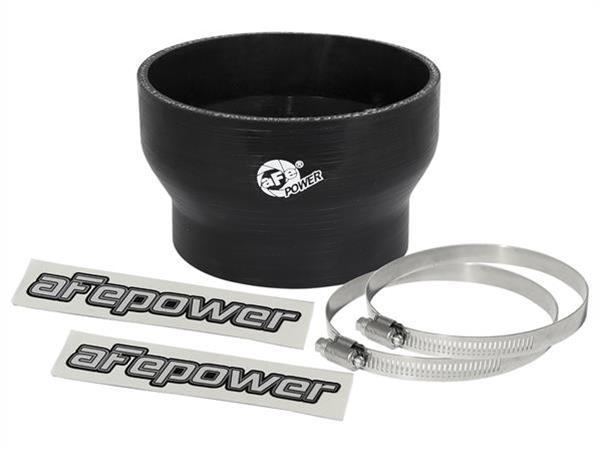 aFe Tubing Couplers 59-00079 Couplers, Straight, Silicone, Black, 4.38 in. Inlet/3.50 in. Outlet Diameter, 2.75 in. Length, Each