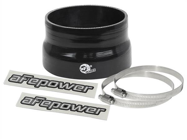 aFe Tubing Couplers 59-00091 Couplers, Straight, Silicone, Black, 4.15 in. Inlet/3.75 in. Outlet Diameter, 2.35 in. Length, Each