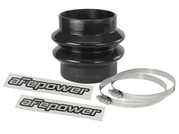 aFe Tubing Couplers 59-00095 Couplers, Straight, Silicone, Black, 3.13 in. Inlet/3.00 in. Outlet Diameter, 3.50 in. Length, Each