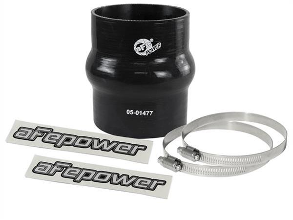 aFe Tubing Couplers 59-00098 Couplers, Hump, Silicone, Black, 3.13 in. Inlet/Outlet Diameter, 4.00 in. Length, Each