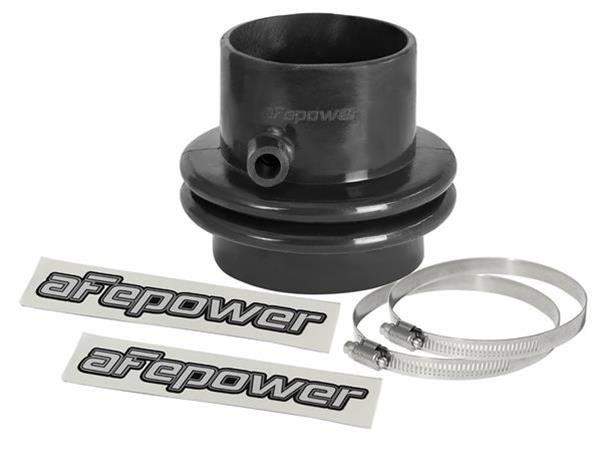 aFe Tubing Couplers 59-00108 Couplers, Straight, Silicone, Black, 3.00 in. Inlet/2.75 in. Outlet Diameter, 3.50 in. Length, 3/8 in. Port On the Middle of the Side, Each