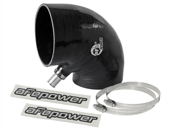 aFe Tubing Couplers 59-00113 Couplers, 90 degree Elbow, Silicone, 4.25 in. Inlet/4.00 in. Outlet Diameter, 3/4 in. Diameter By 1 in. Long Fitting On Inside of Elbow, Each