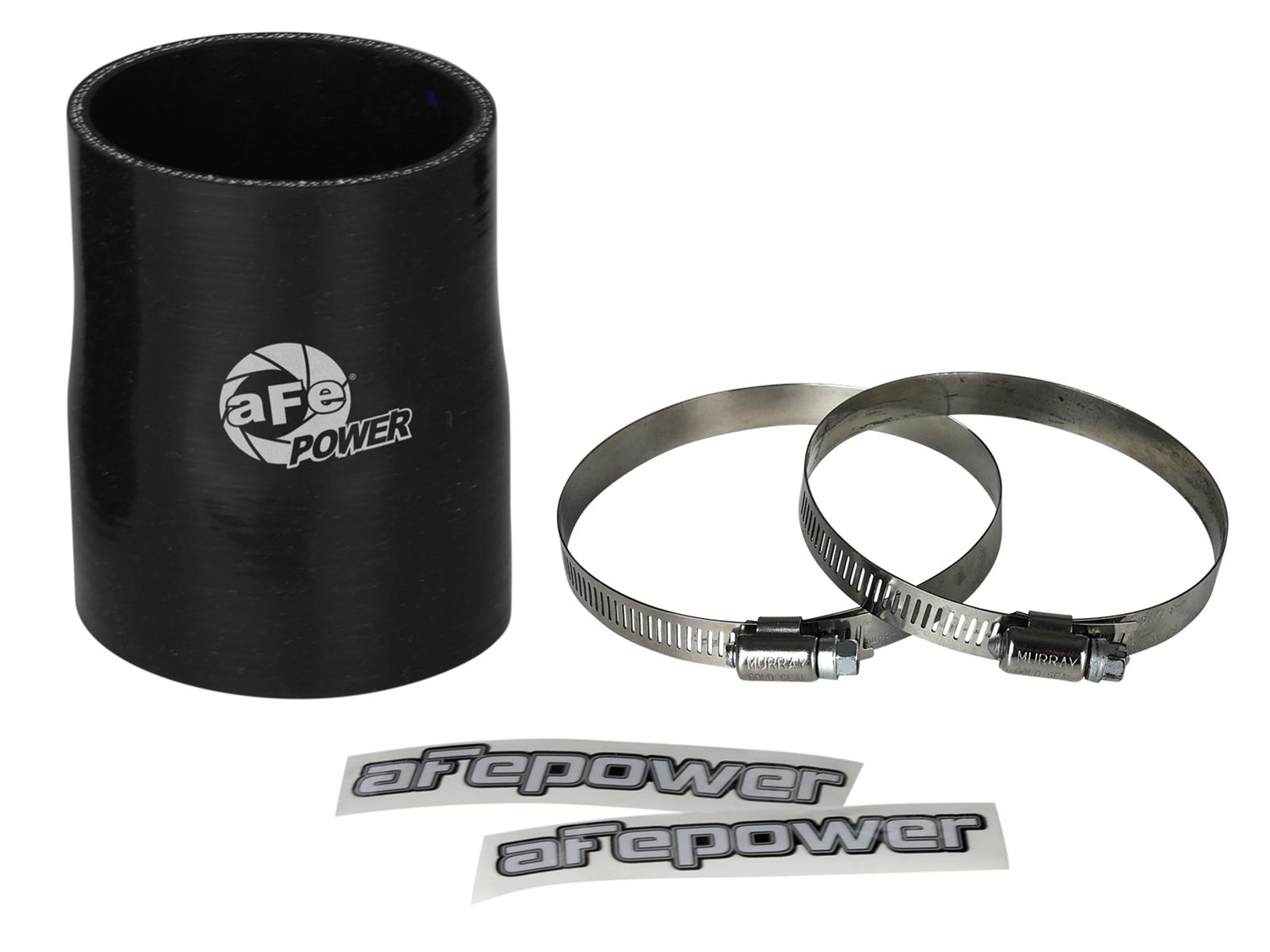 aFe Tubing Couplers 59-00120 Couplers, Straight, Silicone, Black, 3.00 in. Inlet/2.75 in. Outlet Diameter, 2.50 in. Length, Each