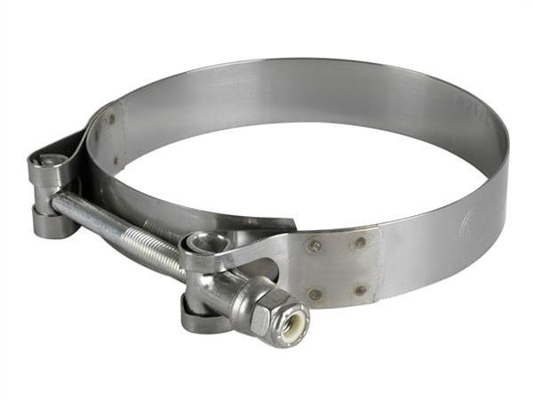 aFe Stainless Steel Hose Clamps 59-01027 Clamps, T-bolt Style, Steel, Natural, 3.563 in. to 3.875 in. O.D., Each