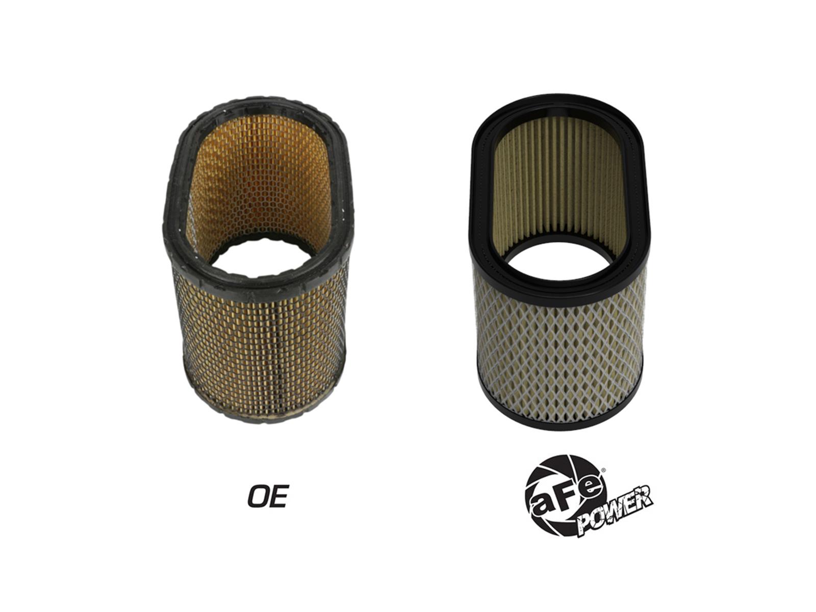 aFe Pro GUARD 7 Air Filter Elements 71-90012 Filter, Guard 7, Cotton/Synthetic, Oval, 9.00 in. Length, 5.50 in. Width, 6.00 in. Height, Each thumbnail 4