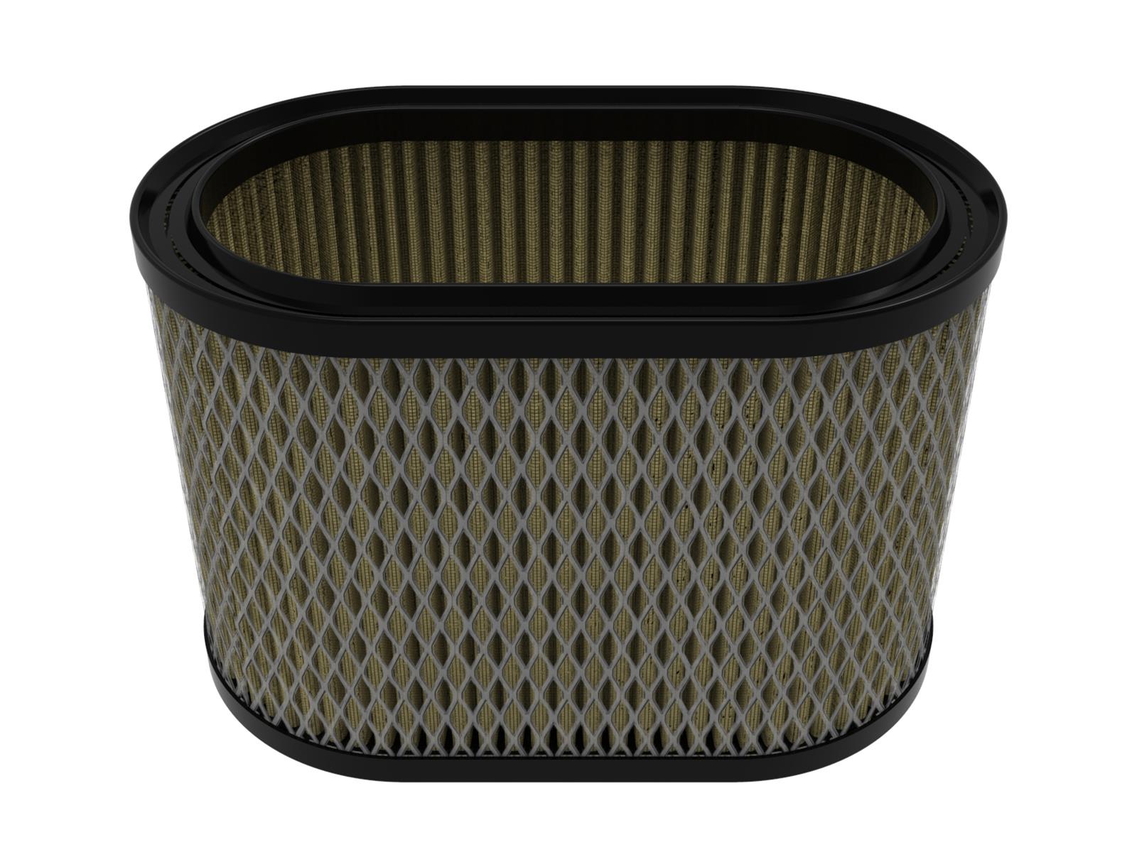 aFe Pro GUARD 7 Air Filter Elements 71-90012 Filter, Guard 7, Cotton/Synthetic, Oval, 9.00 in. Length, 5.50 in. Width, 6.00 in. Height, Each thumbnail 3
