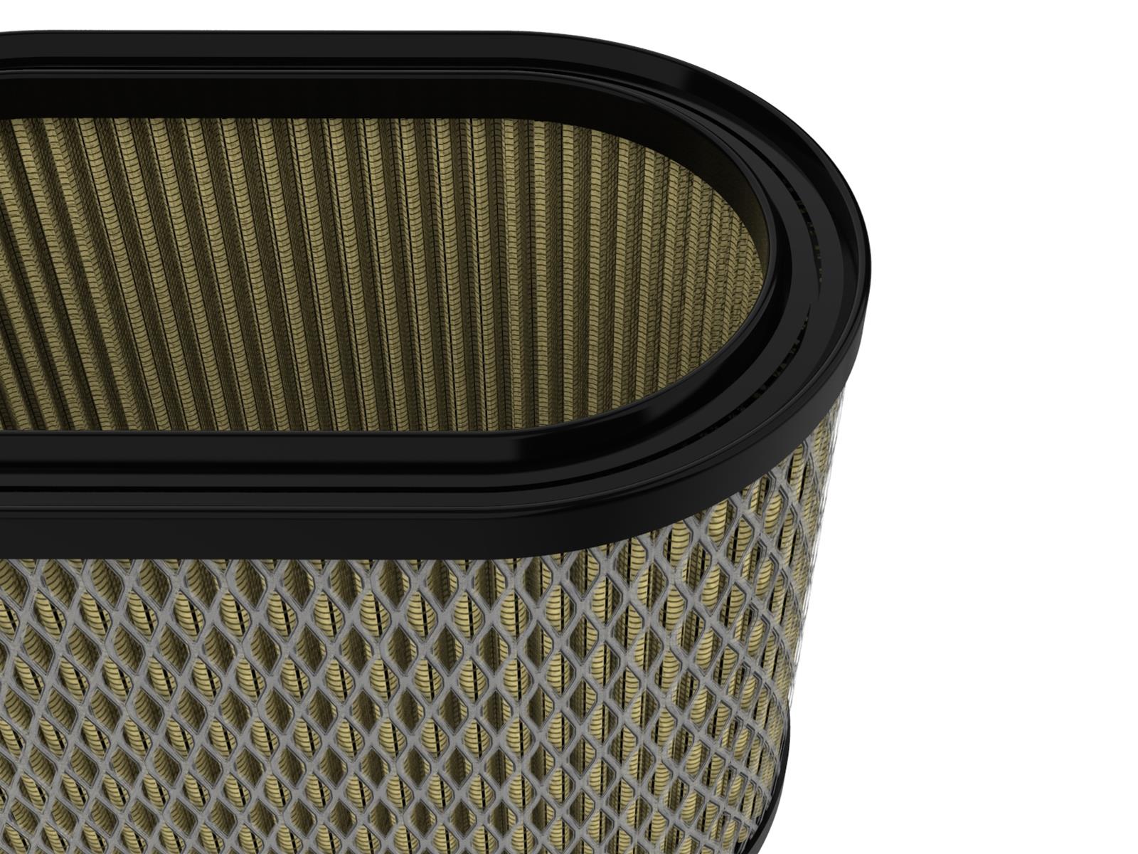 aFe Pro GUARD 7 Air Filter Elements 71-90012 Filter, Guard 7, Cotton/Synthetic, Oval, 9.00 in. Length, 5.50 in. Width, 6.00 in. Height, Each thumbnail 2