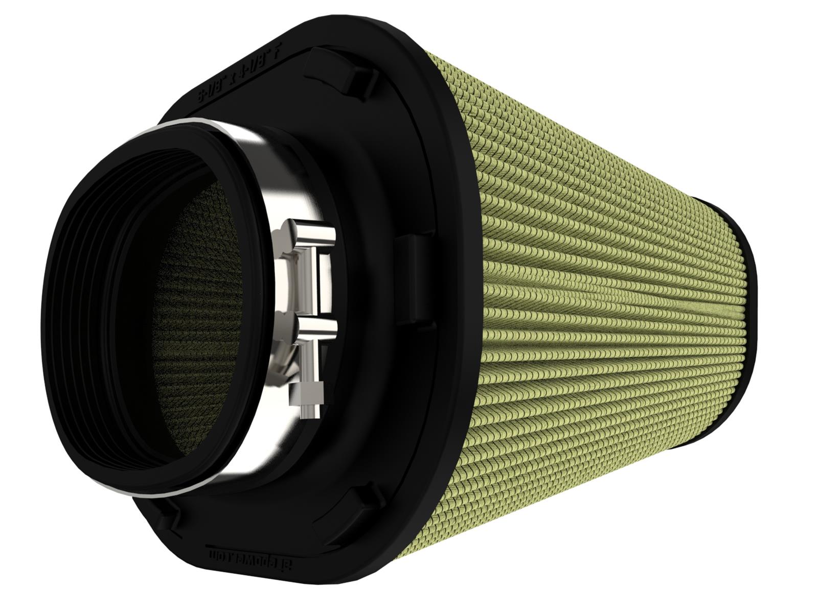 aFe Pro GUARD 7 Air Filter Elements 72-90120 Filter, Track Series Intake Replacement w/ Media (6-1/8x4-1/8) IN F x (9-1/4x7-1/4) IN B x (6x4) IN T x 7-1/8 IN H thumbnail 4