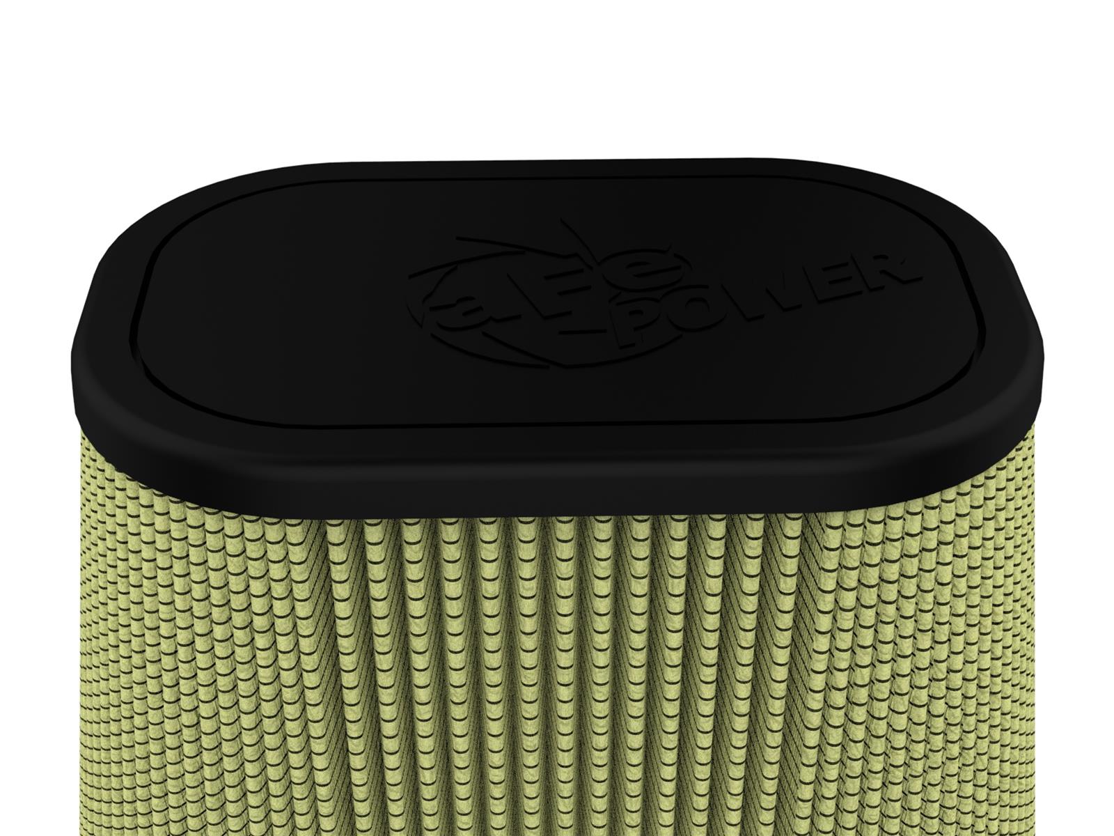 aFe Pro GUARD 7 Air Filter Elements 72-90120 Filter, Track Series Intake Replacement w/ Media (6-1/8x4-1/8) IN F x (9-1/4x7-1/4) IN B x (6x4) IN T x 7-1/8 IN H thumbnail 2