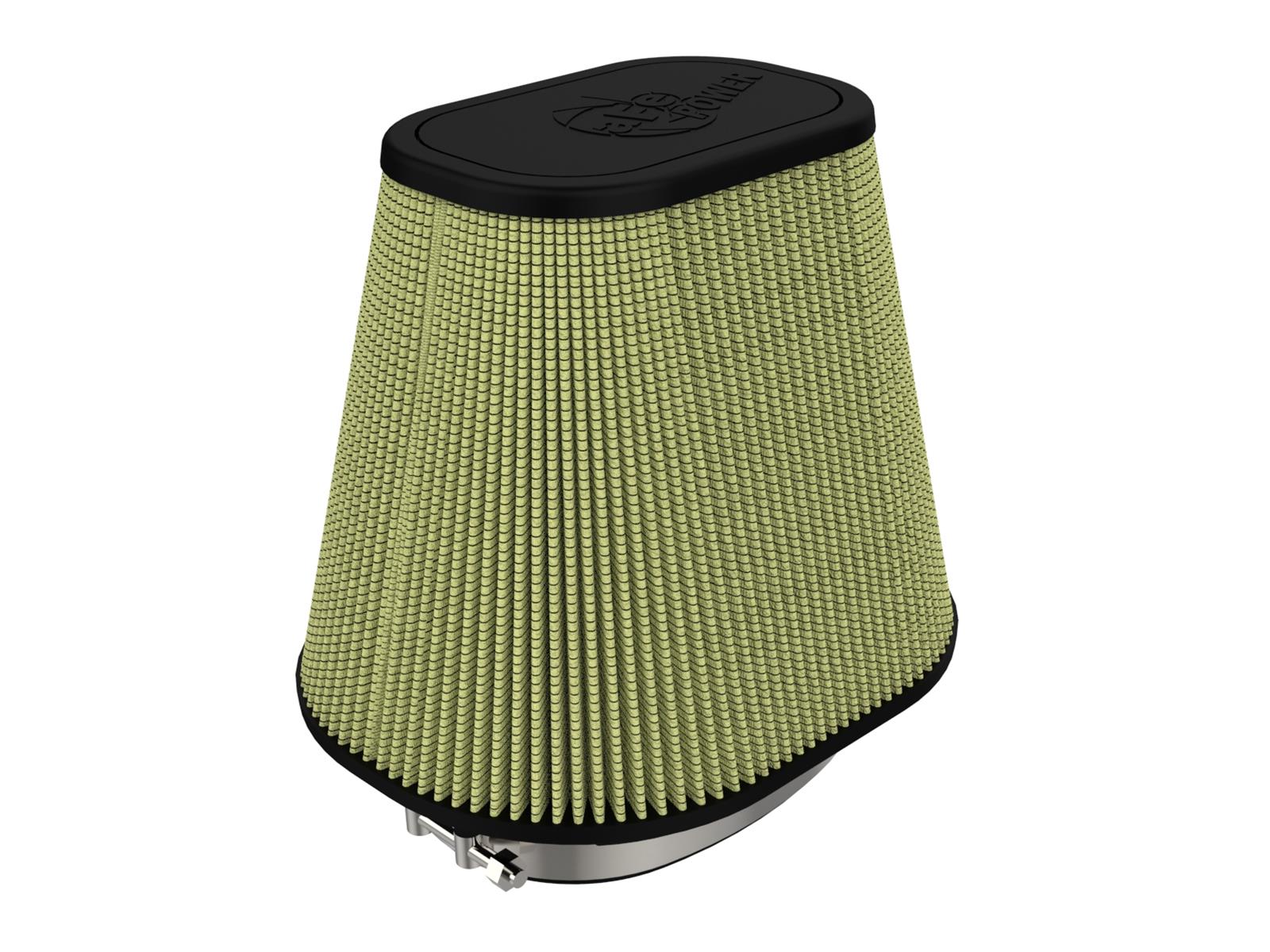 aFe Pro GUARD 7 Air Filter Elements 72-90120 Filter, Track Series Intake Replacement w/ Media (6-1/8x4-1/8) IN F x (9-1/4x7-1/4) IN B x (6x4) IN T x 7-1/8 IN H thumbnail 3