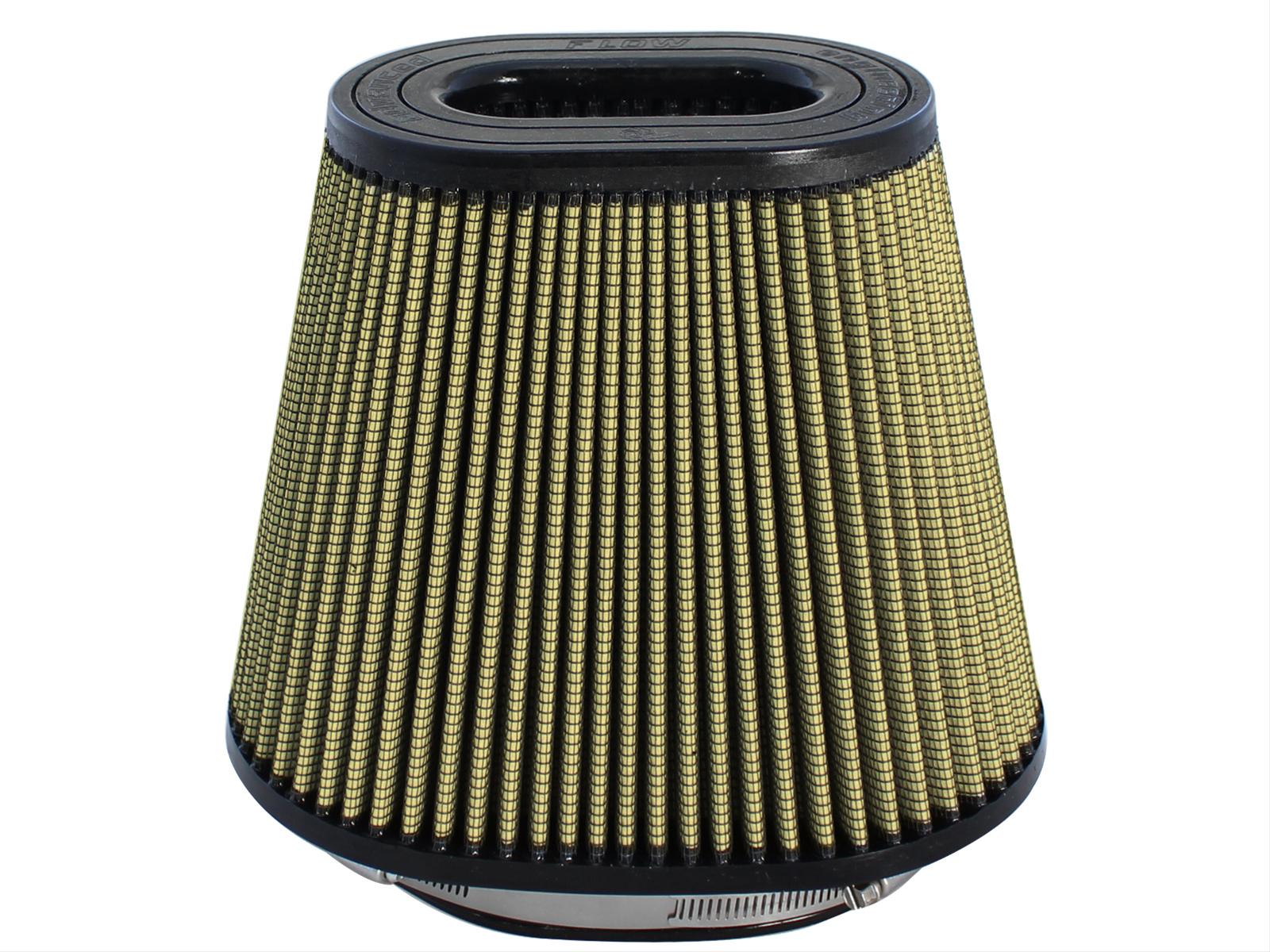 aFe Pro GUARD 7 Air Filter Elements 72-91070 Filter, Guard 7, Cotton/Synthetic, Conical Oval Flanged, Universal, Each