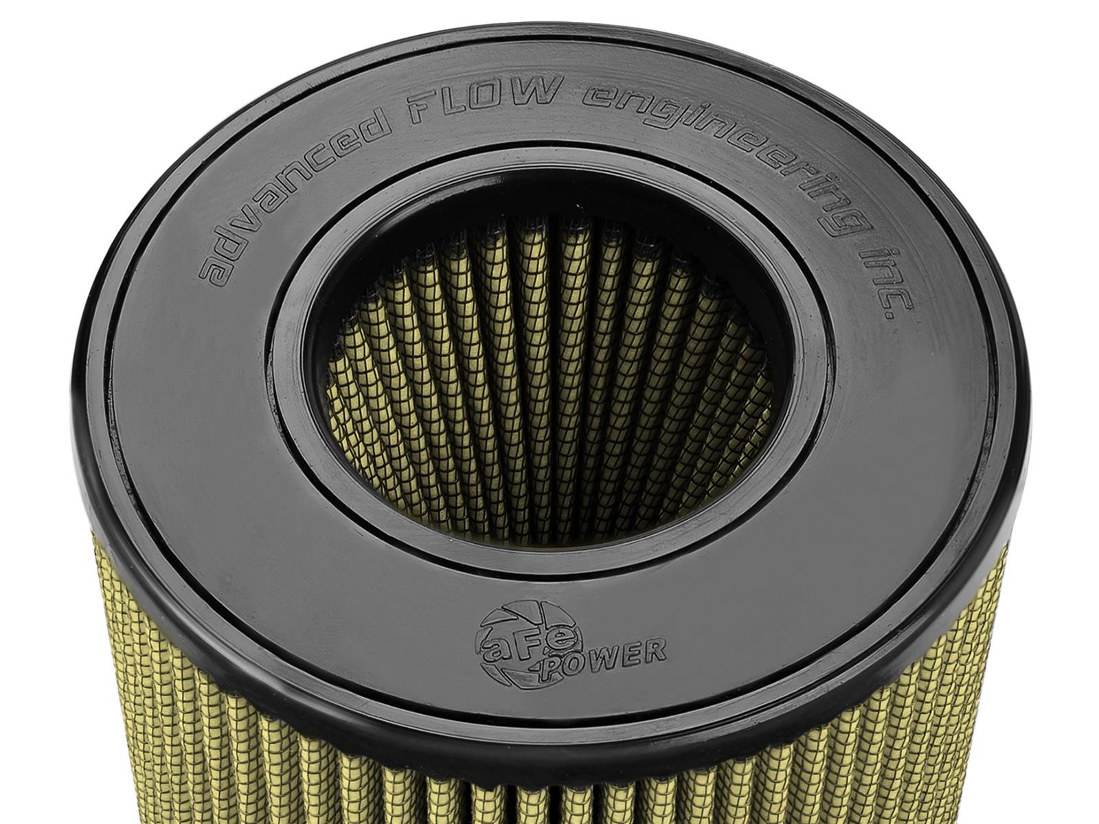 aFe Pro GUARD 7 Air Filter Elements 72-91141 Elements, Guard 7, Cotton/Synthetic, Conical Flanged, 5.00 in. Inlet Flange I.D., 9.00 in. Length, Each thumbnail 4
