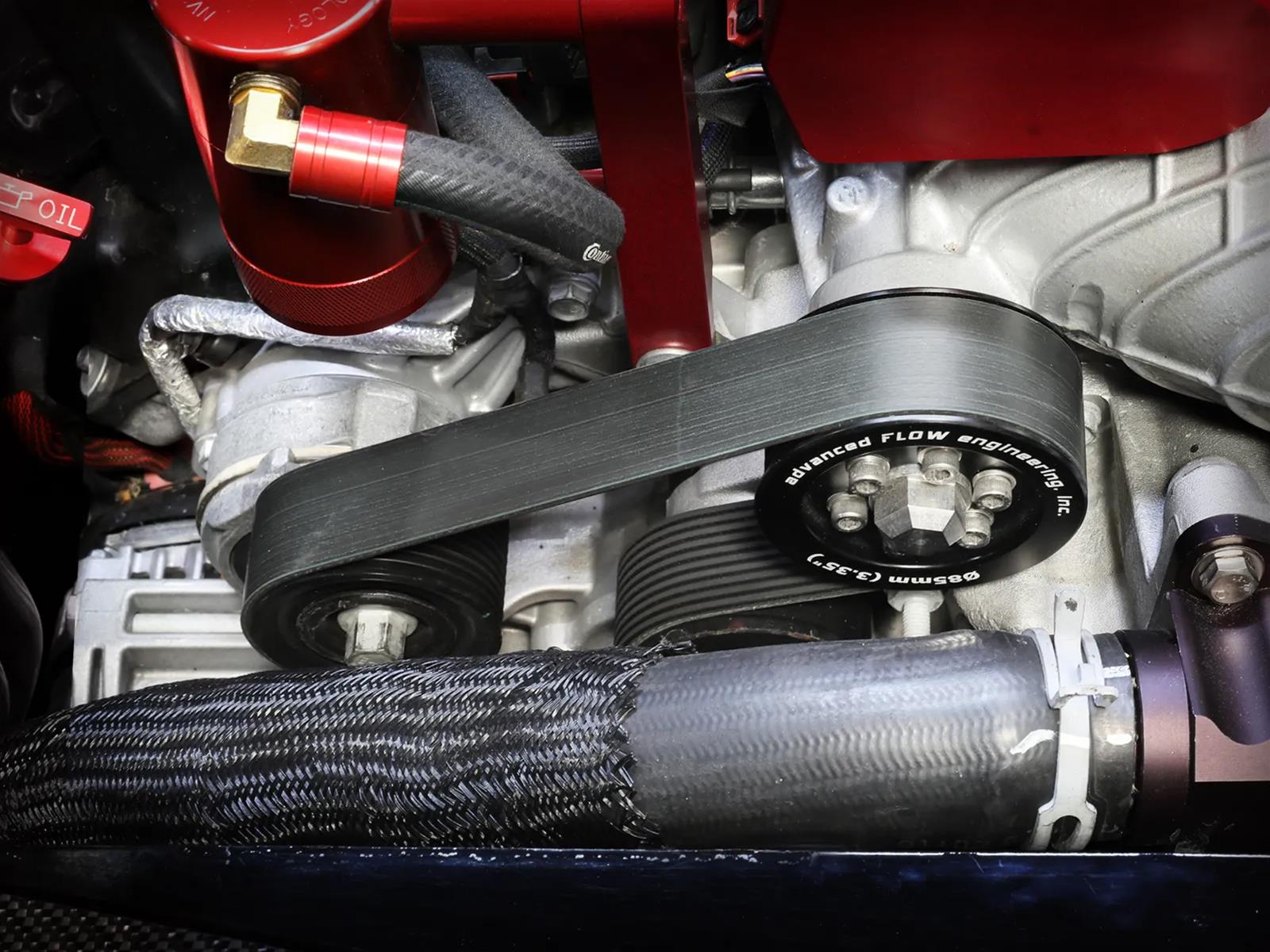 aFe POWER Supercharger Power Pulley 3.35 IN Fits aFe Pulley Kits for Hellcat Supercharger