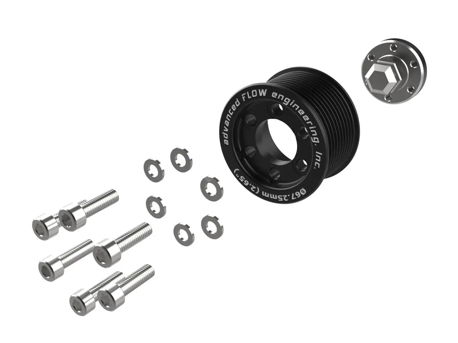 aFe 15-23 Dodge Challenger / 15-23 Dodge Charger SRT Hellcat 2.65in Supercharger Power Pulley Kit thumbnail 2
