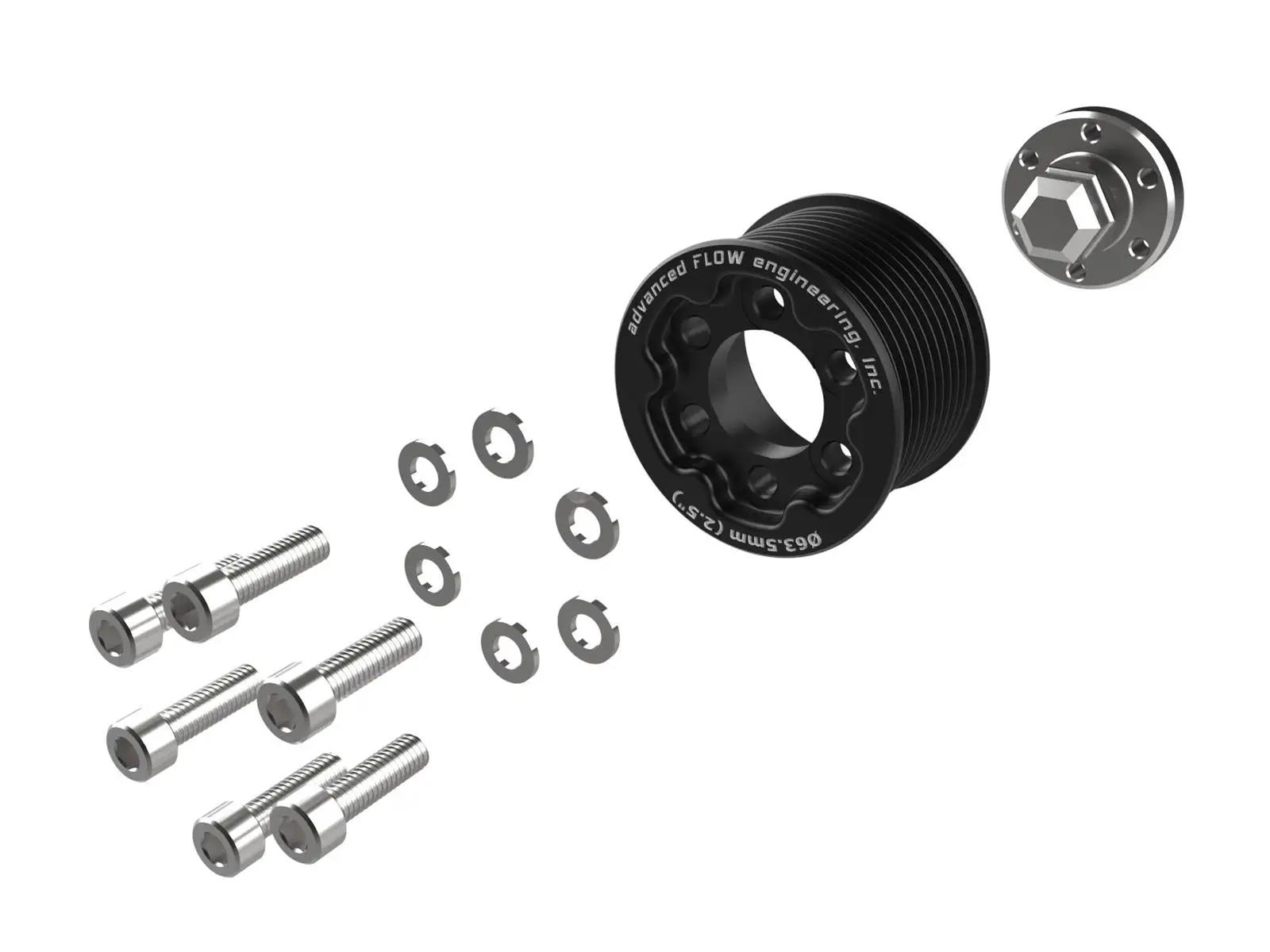 aFe 15-23 Dodge Challenger / 15-23 Dodge Charger SRT Hellcat 2.50in Supercharger Power Pulley Kit thumbnail 3