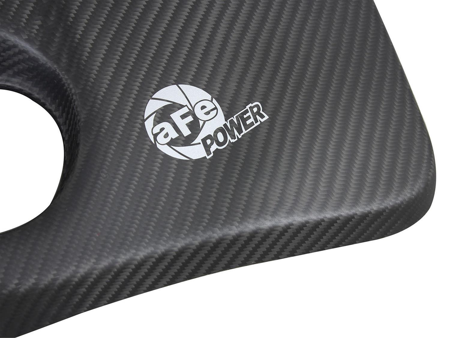 aFe Carbon Fiber Engine Covers for 2019-2021 M2, 2015-2018 M3, 2015-2020 M4 - 79-13003 Cover, Fiber, Natural, BMW, 3.0L, Each