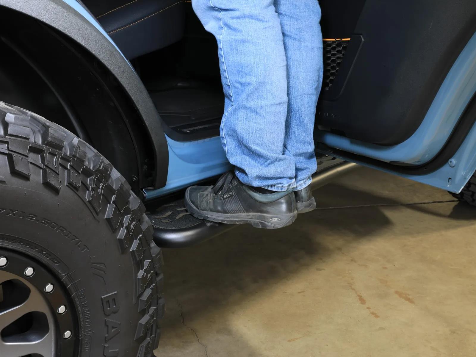 AFE Power - Running Boards, Nerf Bars and Rock Sliders for 2021-2025 BRONCO 79-27014 aFe POWER Terra Guard Off-Road Slider Ford Bronco 21-24 4-Door thumbnail 4