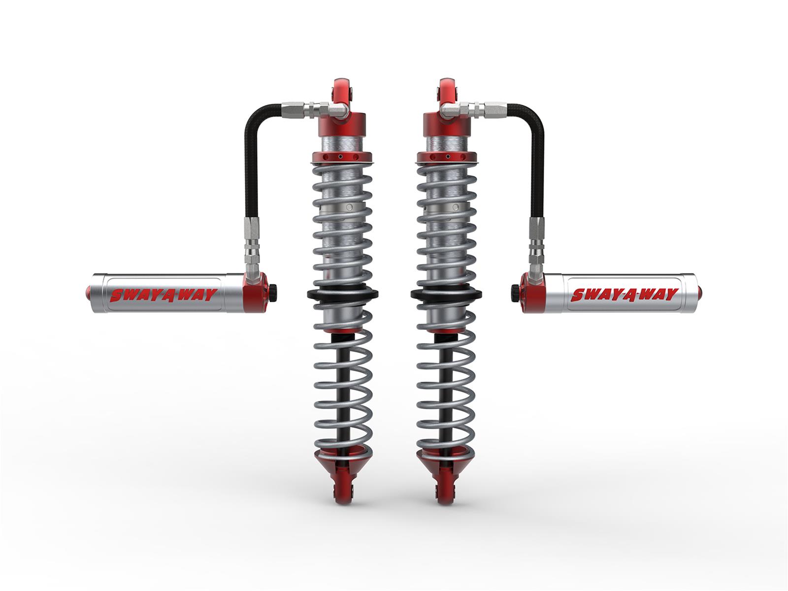aFe 14-16 Polaris RZR 925/1000cc Sway-A-Way 2.5 Front Coilover Kit w/ Remote Reservoirs and Comp Adj