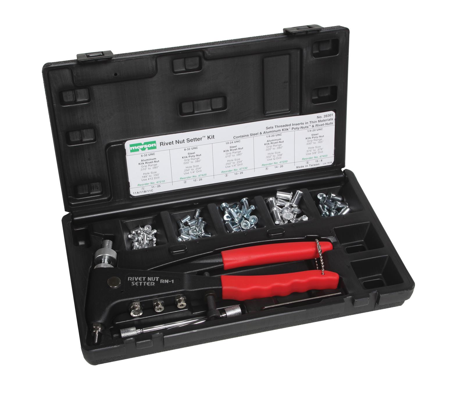 Marson M39316 Marson Metric Ribbed Rivet Nut Kits Summit Racing