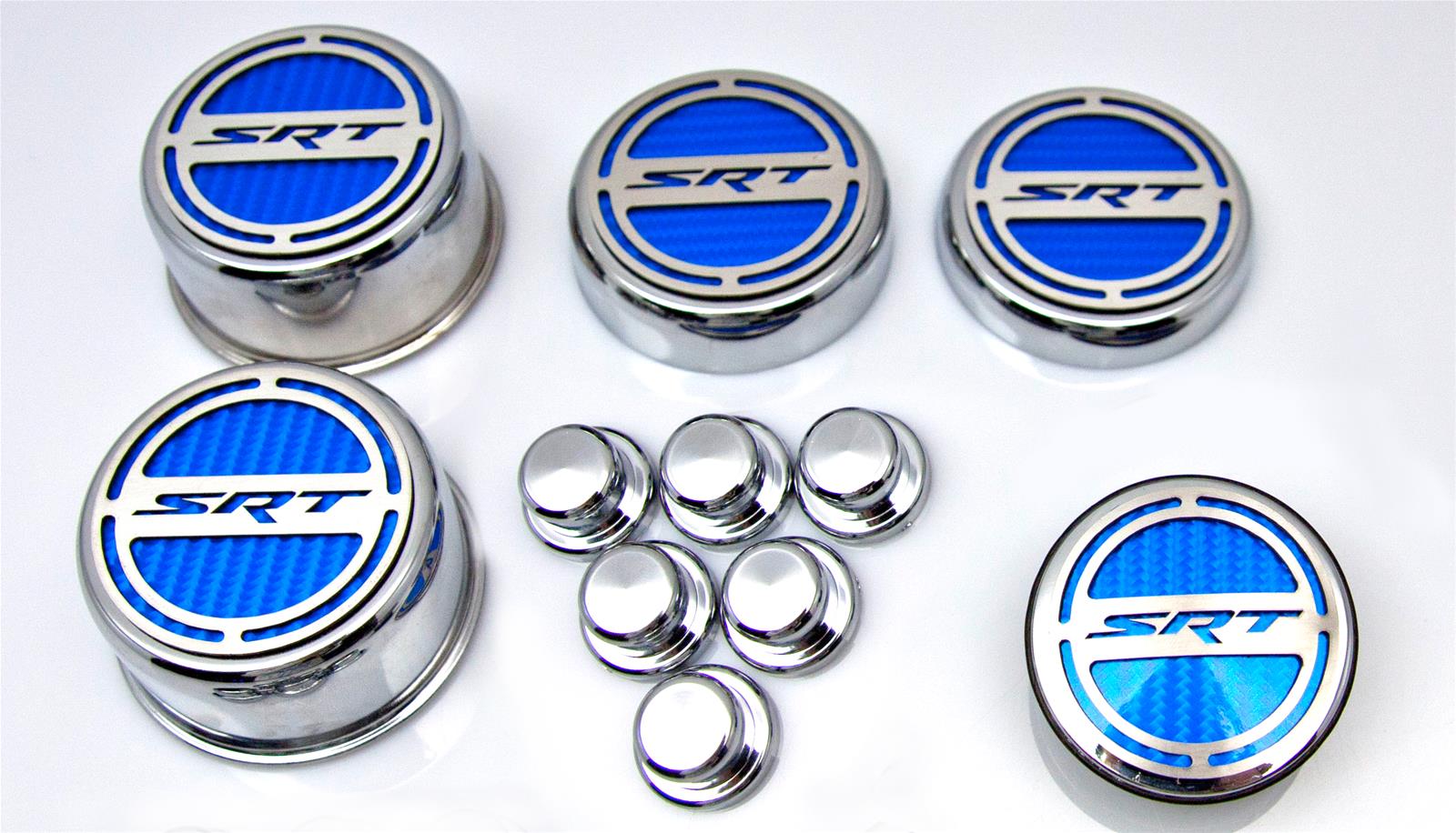 American Car Craft 2010-2015 Camaro V6 - Fluid Cap Cover Set RS Series Automatic 5Pc main image 1