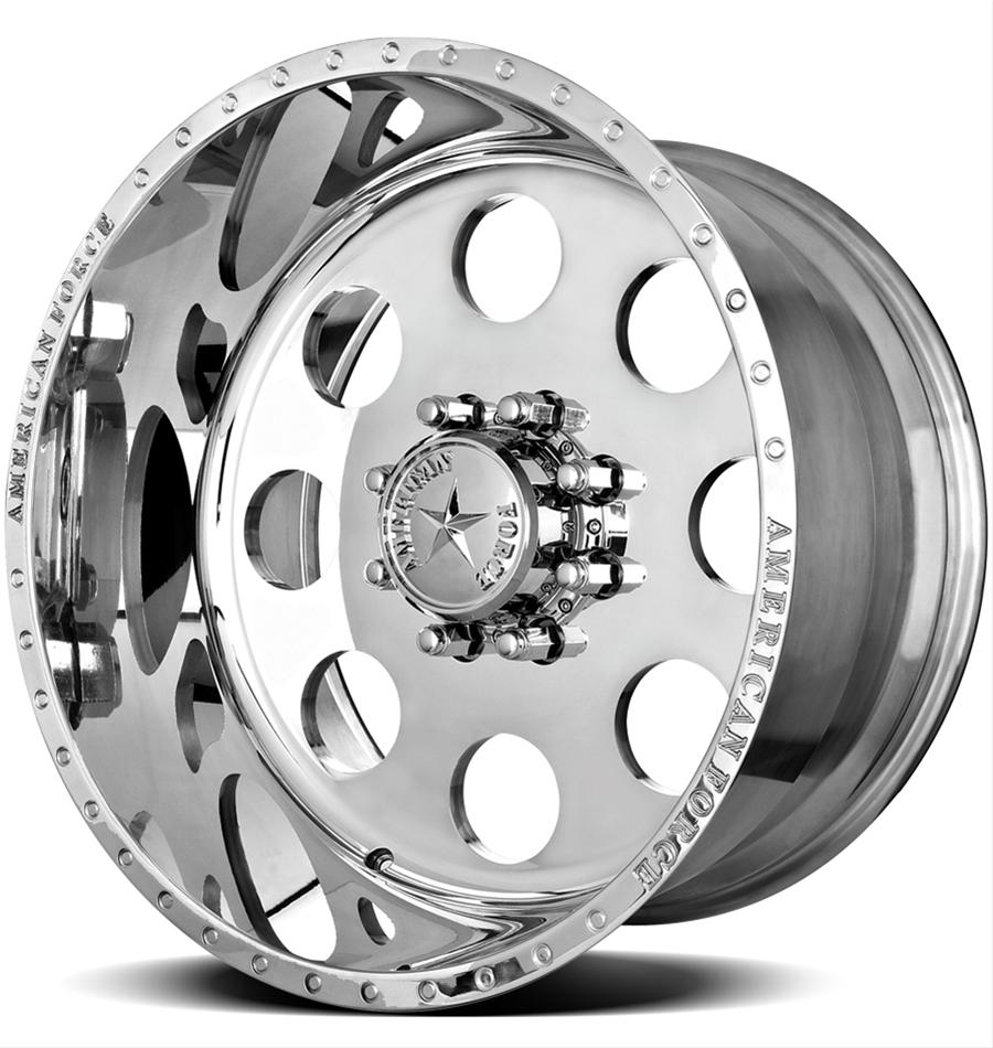 AFT30001, American Force Classic SS8 Series Polished Wheels.